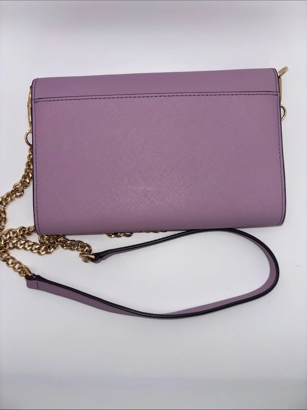 Tory Burch lavender saffiano
